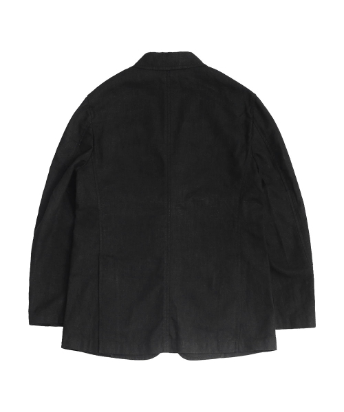 sortie（ソルティ）の「408 Linen Washed Jacket (Black)（テーラードジャケット・メンズ・その他・MEDIUM/X-LARGE/LARGE）」の2枚目の写真