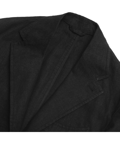 sortie（ソルティ）の「408 Linen Washed Jacket (Black)（テーラードジャケット・メンズ・その他・MEDIUM/X-LARGE/LARGE）」の5枚目の写真
