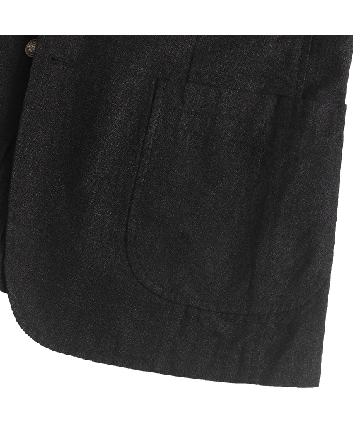 sortie（ソルティ）の「408 Linen Washed Jacket (Black)（テーラードジャケット・メンズ・その他・MEDIUM/X-LARGE/LARGE）」の7枚目の写真
