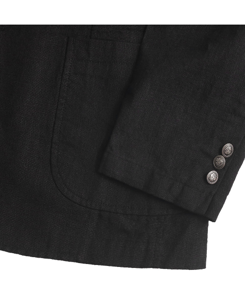 sortie（ソルティ）の「408 Linen Washed Jacket (Black)（テーラードジャケット・メンズ・その他・MEDIUM/X-LARGE/LARGE）」の8枚目の写真