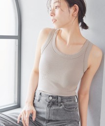 RADIANNE（ラディアンヌ）の「【肉感拾わない着圧設計】オールインワンブラトップ リブフィットタンク/【タンクトップ】（タンクトップ）」