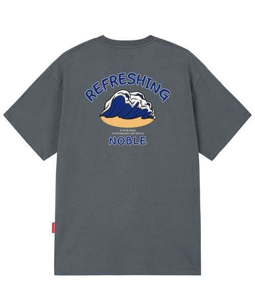 TRIPSHION(トリップション)の「BLUE WAVE LOGO Tシャツ - グレー(Tシャツ/カットソー・メンズ・その他・LARGE/MEDIUM/X-LARGE)」の1枚目の写真