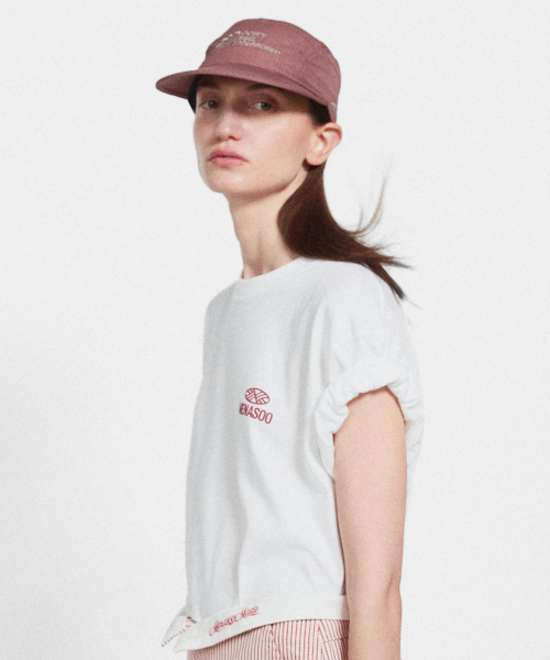 MENASOO（ミナス）の「Twist Track T Shirt_White（Tシャツ/カットソー・レディース・ホワイト・1/2/3）」の12枚目の写真