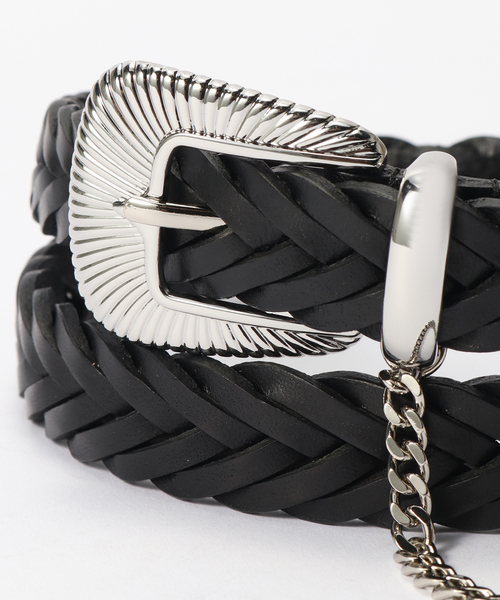 Jieda(ジエダ)の「JIEDA / ジエダ WESTERN BELT(ベルト・メンズ・ブラック・FREE)」の4枚目の写真