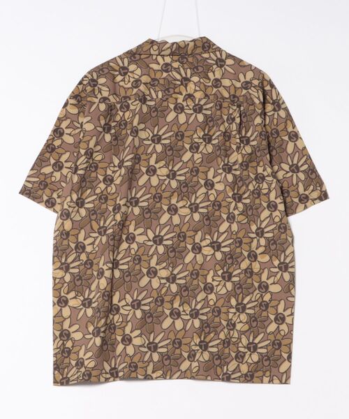 TCSS（ティーシーエスエス）の「SS SHIRT/TCSS/ティーシーエスエス レトロフラワー オープンカラーシャツ 半袖 開襟シャツ アロハシャツ 総柄 ヴィンテージ サーフ リゾート（シャツ/ブラウス・メンズ・ブラウン・LARGE）」の2枚目の写真