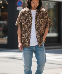 TCSS（ティーシーエスエス）の「SS SHIRT/TCSS/ティーシーエスエス レトロフラワー オープンカラーシャツ 半袖 開襟シャツ アロハシャツ 総柄 ヴィンテージ サーフ リゾート（シャツ/ブラウス）」