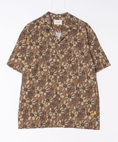 TCSS(ティーシーエスエス)の「SS SHIRT/TCSS/ティーシーエスエス レトロフラワー オープンカラーシャツ 半袖 開襟シャツ アロハシャツ 総柄 ヴィンテージ サーフ リゾート(シャツ/ブラウス・メンズ・ブラウン/グレー/グリーン・LARGE/X-LARGE/MEDIUM)」の6枚目の写真