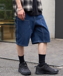 【MAISON CLUB】Double Knee Short Pants / デニムダブルニーショートパンツ ショーツ