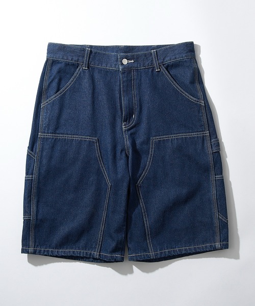 MAISON CLUB(メゾンクラブ)の「【MAISON CLUB】Double Knee Short Pants / デニムダブルニーショートパンツ ショーツ(デニムパンツ・メンズ・ブラック/サックスブルー/グレー/ネイビー・L/M)」の16枚目の写真