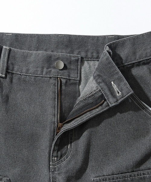 MAISON CLUB(メゾンクラブ)の「【MAISON CLUB】Double Knee Short Pants / デニムダブルニーショートパンツ ショーツ(デニムパンツ・メンズ・ブラック/サックスブルー/グレー/ネイビー・L/M)」の12枚目の写真