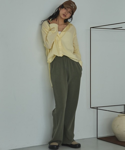 Doux archives（ドゥアルシーヴ）の「【26SS先行予約】シアーボイル２ＷＡＹシャツ（シャツ/ブラウス・レディース・サックスブルー/ピンク/イエロー・FREE）」の17枚目の写真