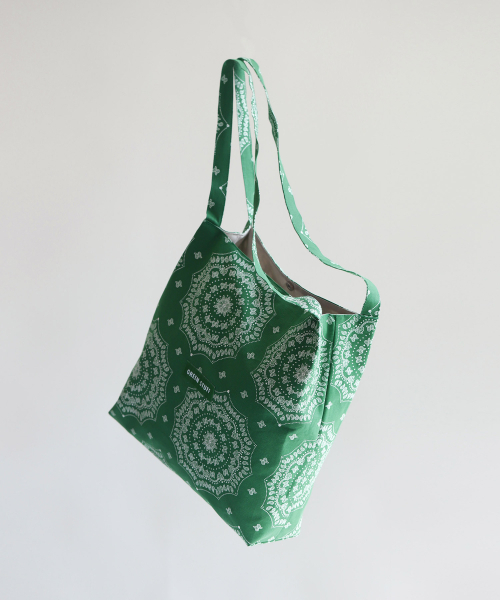 GREEN STUFF(グリーンスタッフ)の「思わずパク・シハン・ショッパーバッグ 53 ペイズリー - green(エコバッグ/サブバッグ・レディース・その他・FREE)」の2枚目の写真