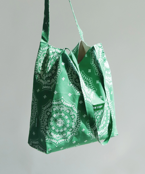 GREEN STUFF(グリーンスタッフ)の「思わずパク・シハン・ショッパーバッグ 53 ペイズリー - green(エコバッグ/サブバッグ・レディース・その他・FREE)」の3枚目の写真