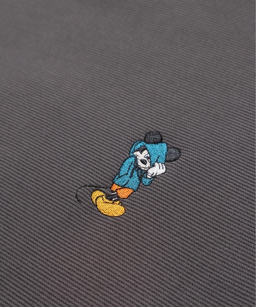 Disney(ディズニー)の「【DISNEY/ディズニー】ミッキーマウスリップルダンボール アップリケ&サガラ刺繍クルーネックトレーナー/ユニセックス(スウェット・レディース・ブラック/オフホワイト/スミクロ/オートミール/ブラウン/ライトグリーン・MEDIUM/LARGE)」の10枚目の写真