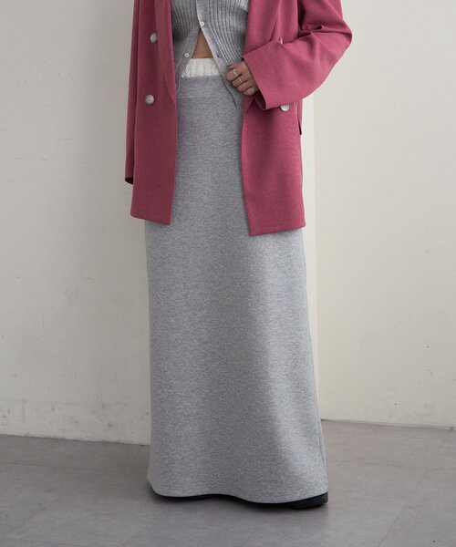 SHENERY（シーナリー）の「ポンチタイトスカート（スカート・レディース・ブラック/ホワイト/グレー・36/38）」の3枚目の写真