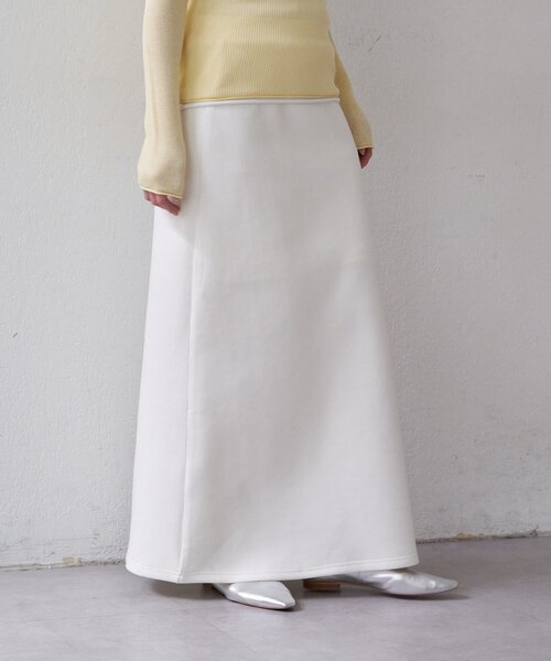 SHENERY（シーナリー）の「ポンチタイトスカート（スカート・レディース・ブラック/ホワイト/グレー・36/38）」の8枚目の写真