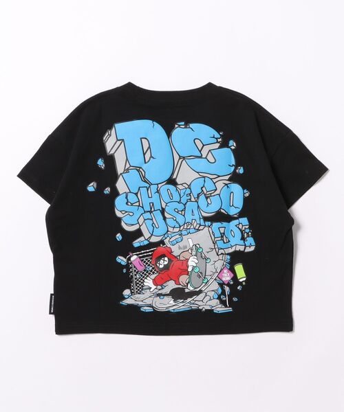 DC(ディーシー)の「DC/ディーシー 半袖 Tシャツ 26 KD WALL SCRAPE SS YST261514(Tシャツ/カットソー・キッズ・ホワイト/ブラック・160cm/150cm/140cm/130cm/120cm/110cm/100cm)」の9枚目の写真