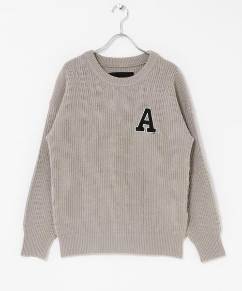 URBAN RESEARCH Sonny Label（アーバンリサーチサニーレーベル）の「ハリスツイードモチーフ付きニット（ニット/セーター・レディース・チャコールグレー/オフホワイト/グレー系その他/ネイビー・FREE）」の20枚目の写真