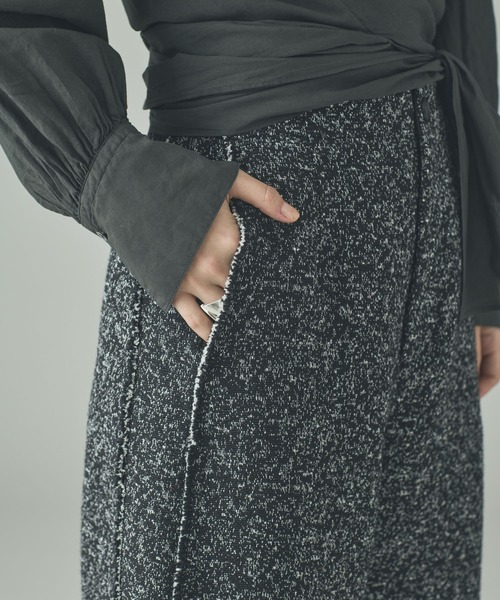 Curensology（カレンソロジー）の「Curensology(カレンソロジー)/＜C.S.G＞ネップツィードパンツ（その他パンツ・レディース・ブラック・FREE）」の11枚目の写真