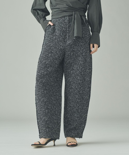 Curensology（カレンソロジー）の「Curensology(カレンソロジー)/＜C.S.G＞ネップツィードパンツ（その他パンツ・レディース・ブラック・FREE）」の12枚目の写真