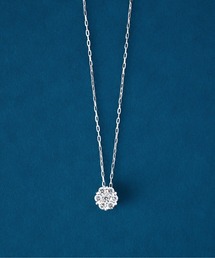 Jewel closet by L&Co.（ジュエルクローゼットバイエルアンドコー）の「プラチナ ダイヤモンド モチーフ ネックレス（ネックレス）」