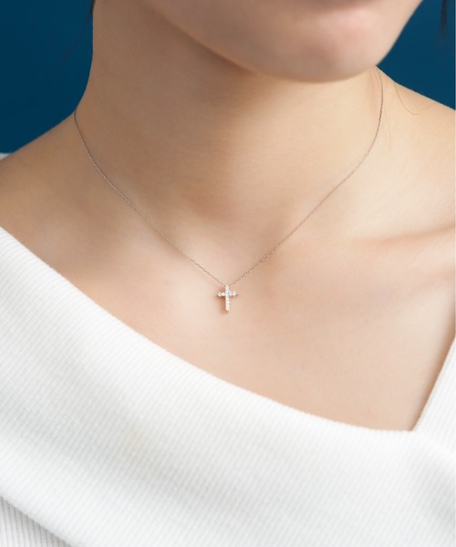Jewel closet by L&Co.(ジュエルクローゼットバイエルアンドコー)の「プラチナ ダイヤモンド モチーフ ネックレス(ネックレス・レディース・シルバー系5/シルバー系3/シルバー系4/シルバー系2/シルバー系1・FREE)」の15枚目の写真