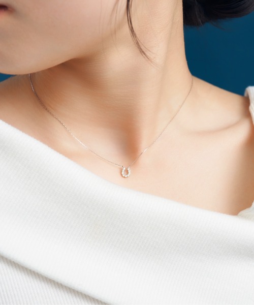 Jewel closet by L&Co.(ジュエルクローゼットバイエルアンドコー)の「プラチナ ダイヤモンド モチーフ ネックレス(ネックレス・レディース・シルバー系5/シルバー系3/シルバー系4/シルバー系2/シルバー系1・FREE)」の18枚目の写真