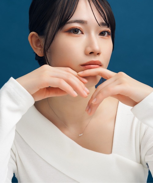 Jewel closet by L&Co.(ジュエルクローゼットバイエルアンドコー)の「プラチナ ダイヤモンド モチーフ ネックレス(ネックレス・レディース・シルバー系5/シルバー系3/シルバー系4/シルバー系2/シルバー系1・FREE)」の13枚目の写真