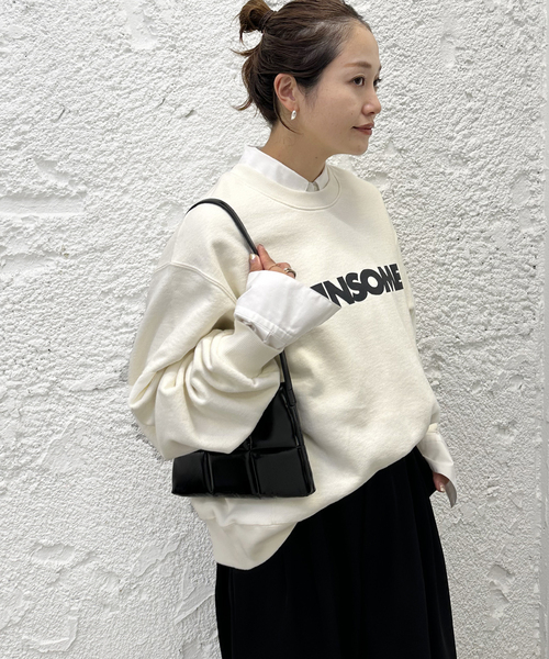 JOURNAL STANDARD（ジャーナルスタンダード）の「《追加》WINSOME SWEAT（スウェット・レディース・ブラウン/ホワイト/ネイビー・FREE）」の4枚目の写真