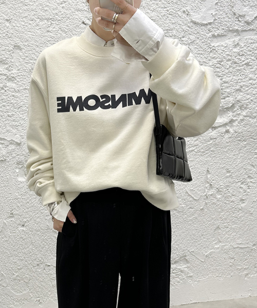 JOURNAL STANDARD（ジャーナルスタンダード）の「《追加》WINSOME SWEAT（スウェット・レディース・ブラウン/ホワイト/ネイビー・FREE）」の9枚目の写真