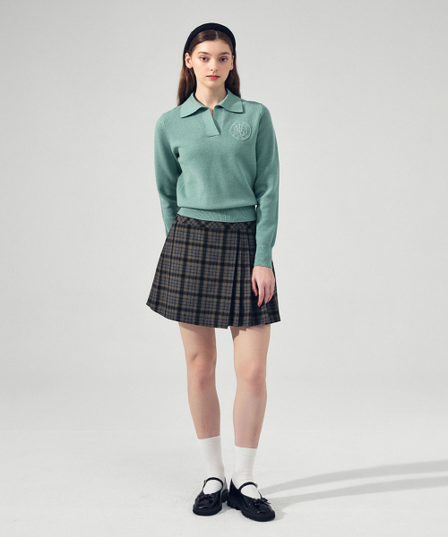 LORDLOAR（ロードロアル）の「シグニチャーカラー長袖ニットGREEN（ニット/セーター・レディース・その他・LARGE/MEDIUM/SMALL）」の3枚目の写真