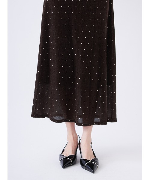 SNIDEL(スナイデル)の「フロッキープリントギャザーワンピース(ワンピース・レディース・ドット/イエロー/ピンク・F)」の17枚目の写真