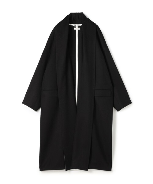 TOMORROWLAND .B(トゥモローランドビー)の「ウールカシミヤライトビーバー ショールカラーコート(その他アウター・レディース・ブラック・FREE)」の1枚目の写真