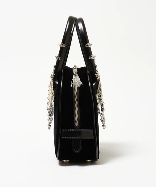 tanakadaisuke（タナカダイスケ）の「【tanakadaisuke/タナカダイスケ】wing bijou hand bag/ウィングビジューハンドバッグ（ハンドバッグ・レディース・ブラック・FREE）」の6枚目の写真