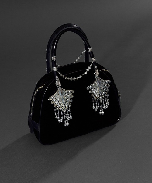 tanakadaisuke（タナカダイスケ）の「【tanakadaisuke/タナカダイスケ】wing bijou hand bag/ウィングビジューハンドバッグ（ハンドバッグ・レディース・ブラック・FREE）」の20枚目の写真