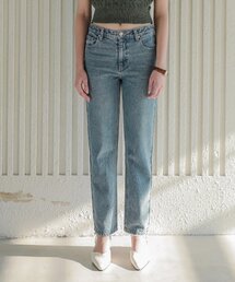 Lossy boy-fit denim pants_brushblue