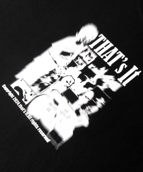 THAT'S IT（ザッツイット）の「コラージュグラフィック半袖Tシャツ[ブラック]（Tシャツ/カットソー・レディース・ブラック・LARGE）」の5枚目の写真