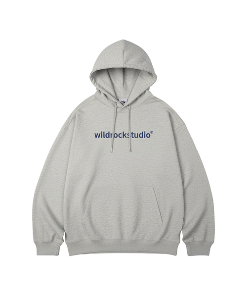 WILDROCK(ワイルドロック)の「スタンダードロゴオーバーサイズフードパーカー_10COL(パーカー・メンズ・ブラック/ベージュ/ネイビー/ブラウン/ピンク/ブルー/アイボリー/ダークグレー/バーガンディー/チャコール・SMALL/MEDIUM/LARGE)」の4枚目の写真