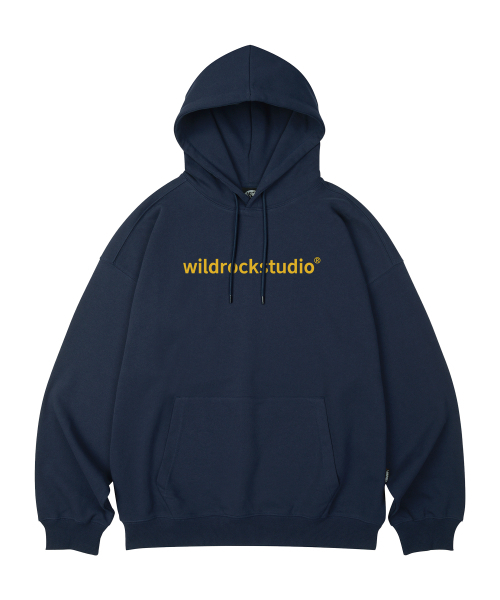 WILDROCK(ワイルドロック)の「スタンダードロゴオーバーサイズフードパーカー_10COL(パーカー・メンズ・ブラック/ベージュ/ネイビー/ブラウン/ピンク/ブルー/アイボリー/ダークグレー/バーガンディー/チャコール・SMALL/MEDIUM/LARGE)」の18枚目の写真
