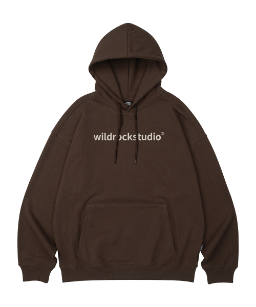 WILDROCK(ワイルドロック)の「スタンダードロゴオーバーサイズフードパーカー_10COL(パーカー・メンズ・ブラック/ベージュ/ネイビー/ブラウン/ピンク/ブルー/アイボリー/ダークグレー/バーガンディー/チャコール・SMALL/MEDIUM/LARGE)」の20枚目の写真