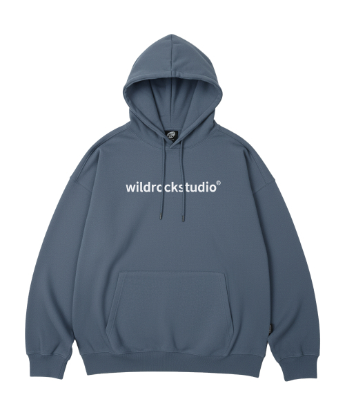 WILDROCK(ワイルドロック)の「スタンダードロゴオーバーサイズフードパーカー_10COL(パーカー・メンズ・ブラック/ベージュ/ネイビー/ブラウン/ピンク/ブルー/アイボリー/ダークグレー/バーガンディー/チャコール・SMALL/MEDIUM/LARGE)」の21枚目の写真