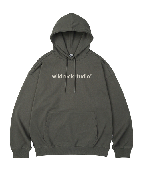 WILDROCK(ワイルドロック)の「スタンダードロゴオーバーサイズフードパーカー_10COL(パーカー・メンズ・ブラック/ベージュ/ネイビー/ブラウン/ピンク/ブルー/アイボリー/ダークグレー/バーガンディー/チャコール・SMALL/MEDIUM/LARGE)」の13枚目の写真