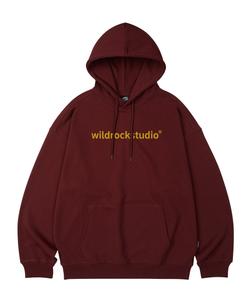 WILDROCK(ワイルドロック)の「スタンダードロゴオーバーサイズフードパーカー_10COL(パーカー・メンズ・ブラック/ベージュ/ネイビー/ブラウン/ピンク/ブルー/アイボリー/ダークグレー/バーガンディー/チャコール・SMALL/MEDIUM/LARGE)」の14枚目の写真