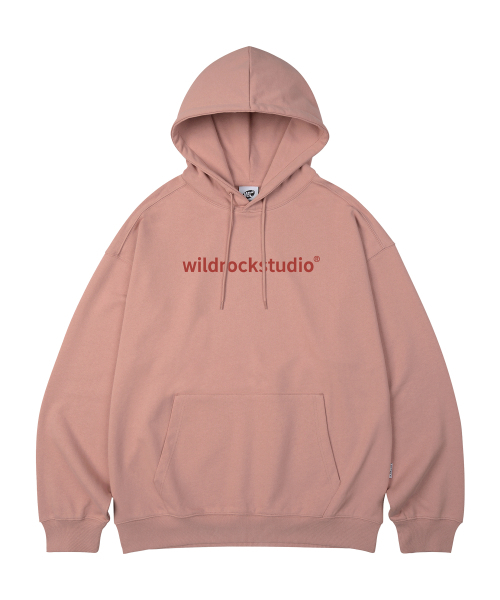 WILDROCK(ワイルドロック)の「スタンダードロゴオーバーサイズフードパーカー_10COL(パーカー・メンズ・ブラック/ベージュ/ネイビー/ブラウン/ピンク/ブルー/アイボリー/ダークグレー/バーガンディー/チャコール・SMALL/MEDIUM/LARGE)」の15枚目の写真