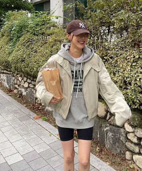 THE MILE（ザマイル）の「MILE GARMENTS MIX SWEAT HOODIE [NAVY]（パーカー・メンズ・その他・S/M/L/XL）」の17枚目の写真