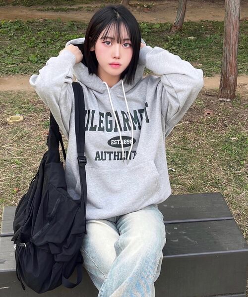THE MILE（ザマイル）の「MILE GARMENTS MIX SWEAT HOODIE [NAVY]（パーカー・メンズ・その他・S/M/L/XL）」の10枚目の写真