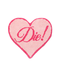 NICE GHOST CLUB（ナイスゴーストクラブ）の「DIE HEART RUG MAT_PINK(NG2FFUAB63A)（ラグ/マット）」