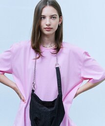 ADAUL（アダウル）の「マルチグリッターバスケットバッグ - ブラック（メッセンジャーバッグ）」