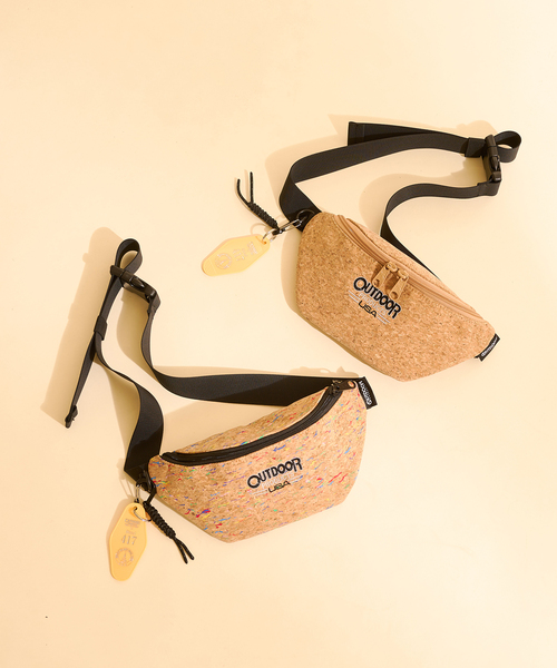 417 EDIFICE（フォーワンセブンエディフィス）の「OUTDOOR PRODUCTS 417別注 PARISFORNIA WAIST POUCH（ボディバッグ/ウエストポーチ・メンズ・ブラック/ベージュ・FREE）」の12枚目の写真