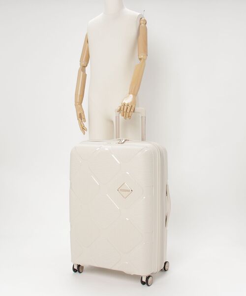 AMERICAN TOURISTER(アメリカンツーリスター)の「アメリカンツーリスター INSTAGON スピナー69/ 25エキスパンダーTSA V2 GT クリーム(スーツケース/キャリーバッグ・レディース・Cream・M)」の12枚目の写真